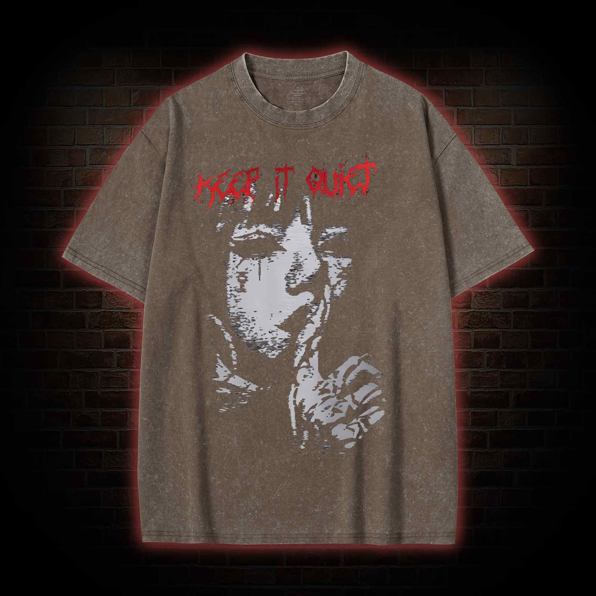 Keep it Quiet Washed T-shirt