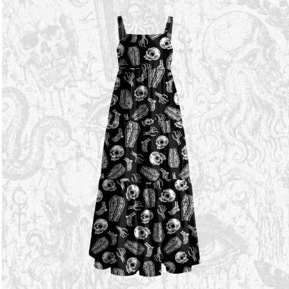 Coffin Crawler Wide Straps Maxi Dress