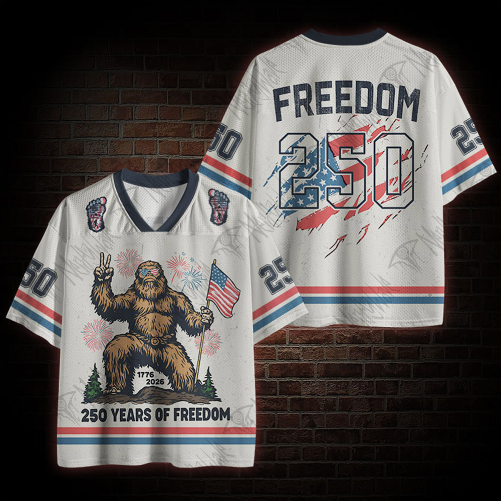 Bigfoot Believes in Freedom Mesh Jersey