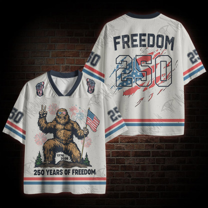 Bigfoot Believes in Freedom Mesh Jersey