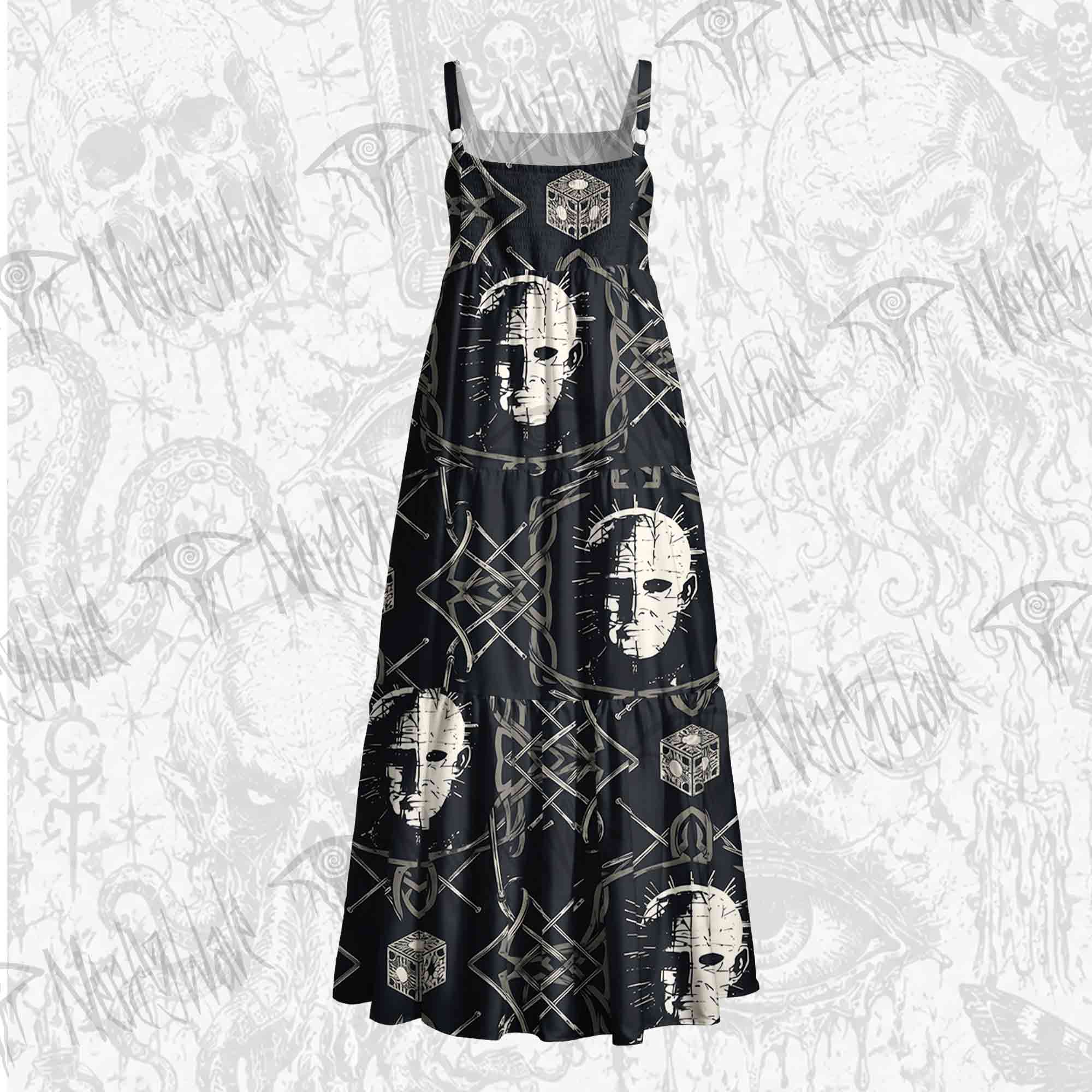 We have Such Sights to Show You Wide Straps Maxi Dress