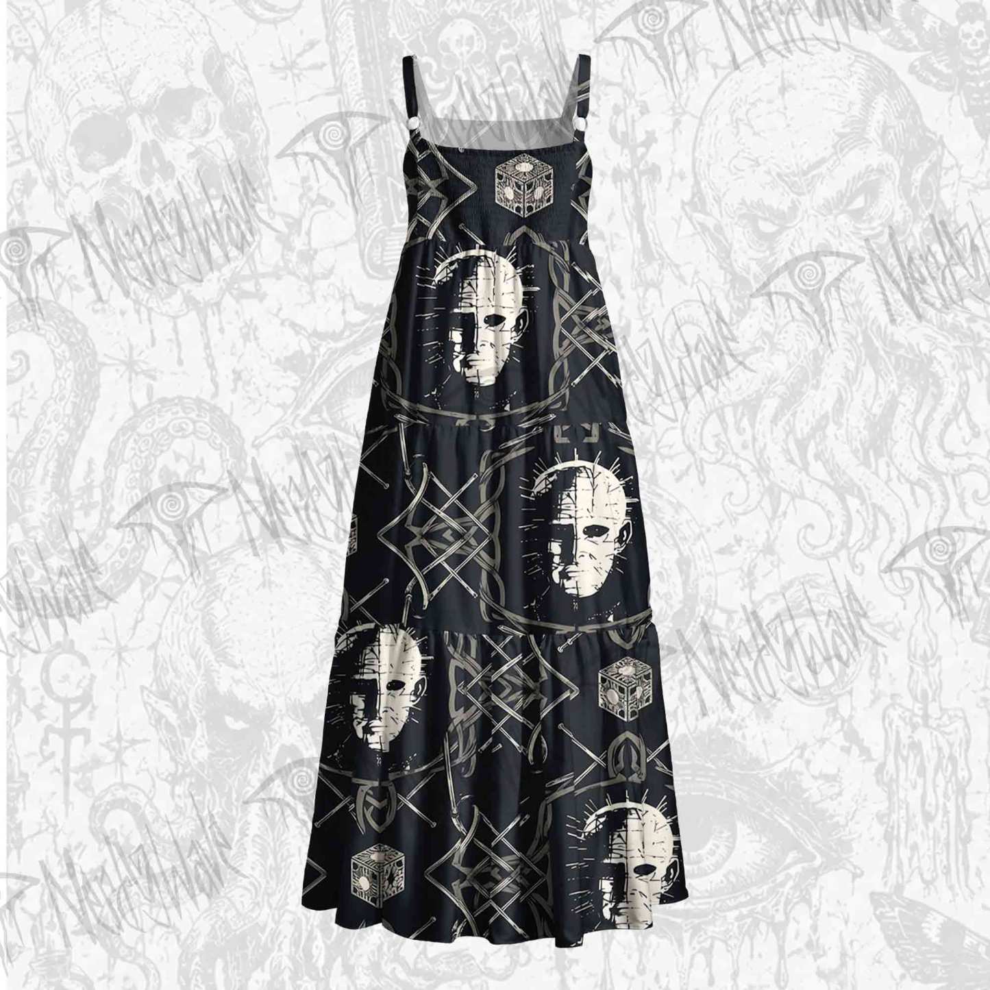 We have Such Sights to Show You Wide Straps Maxi Dress