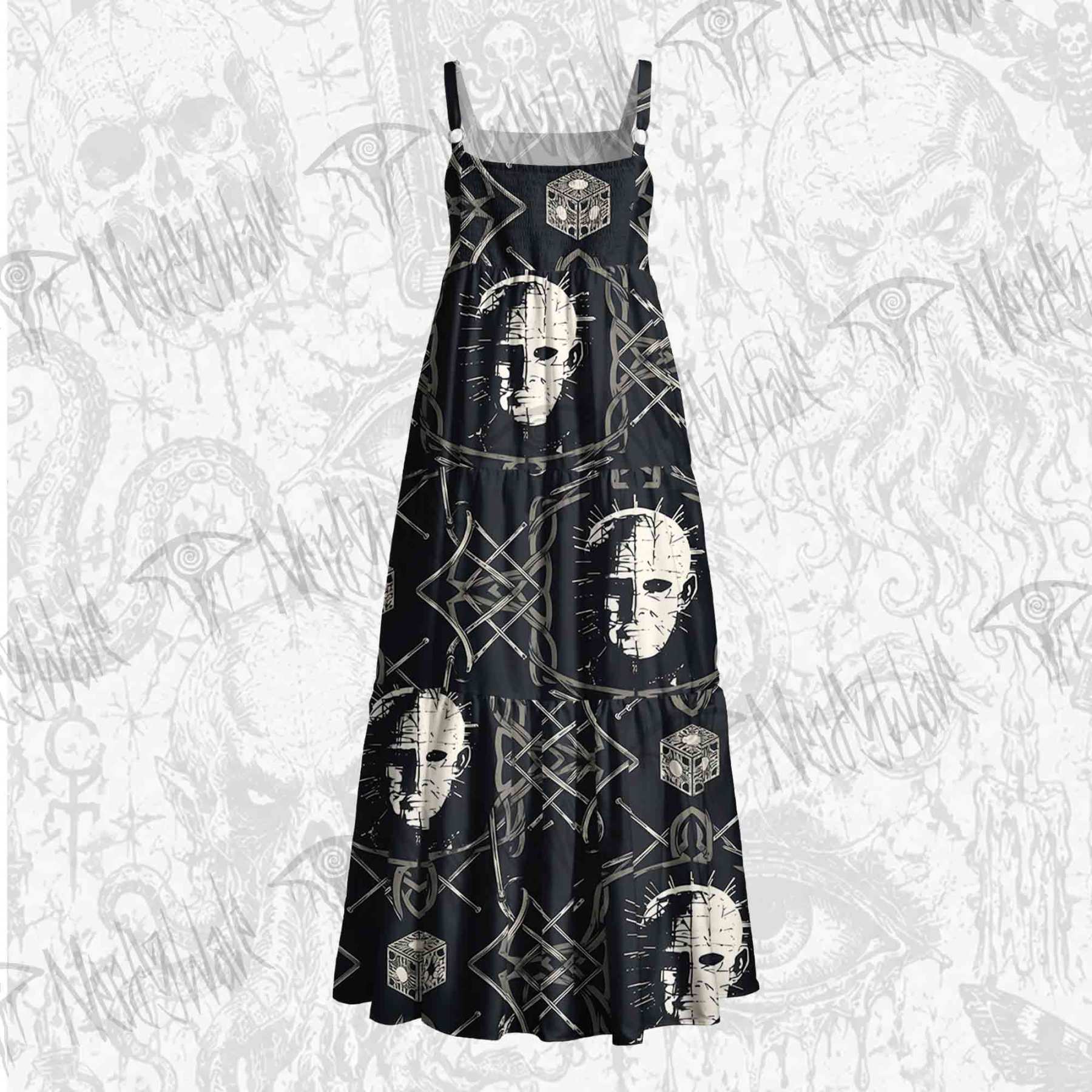 We have Such Sights to Show You Wide Straps Maxi Dress