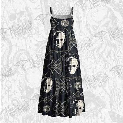 We have Such Sights to Show You Wide Straps Maxi Dress