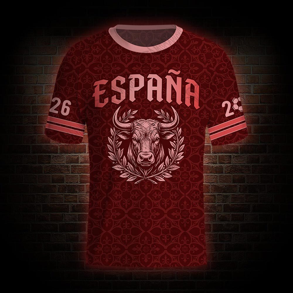 Personalized Spain Football Jersey