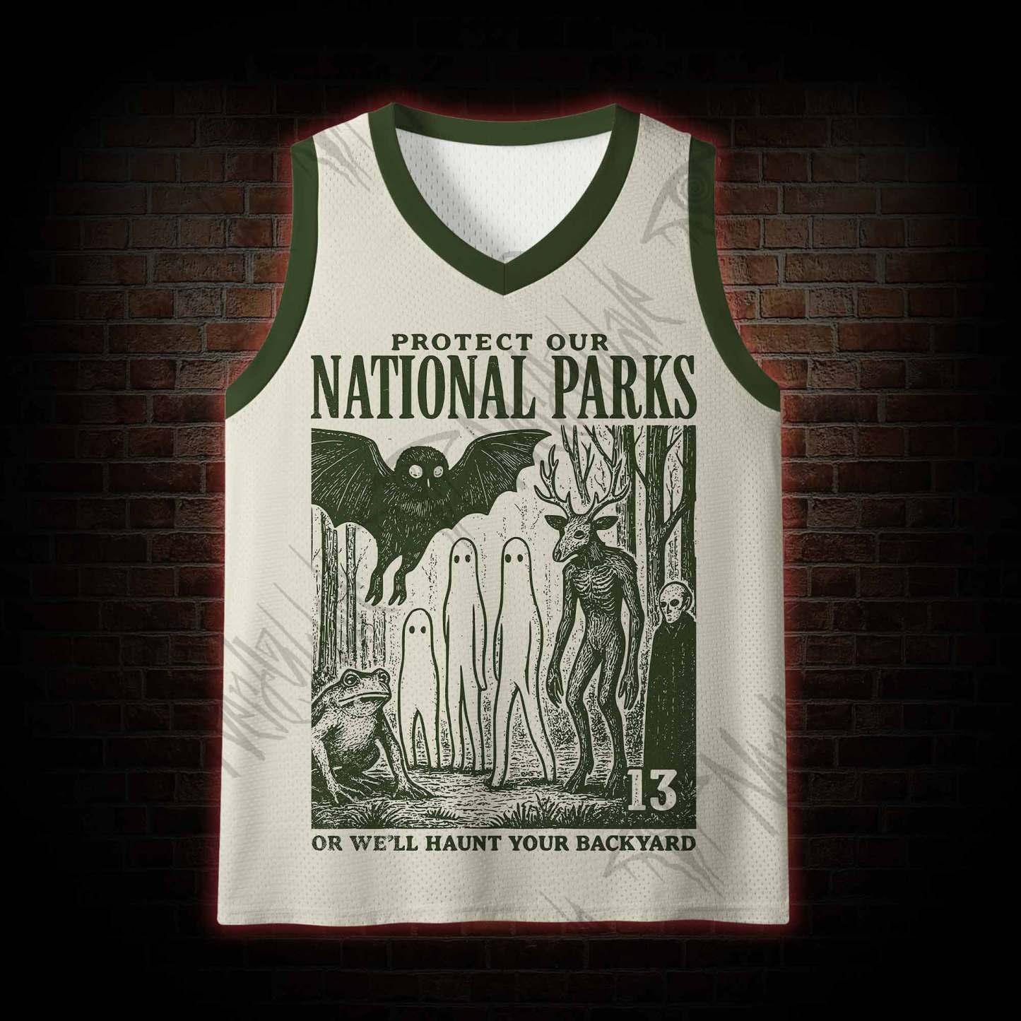 Protect Our National Parks Mesh Jersey Tank Top