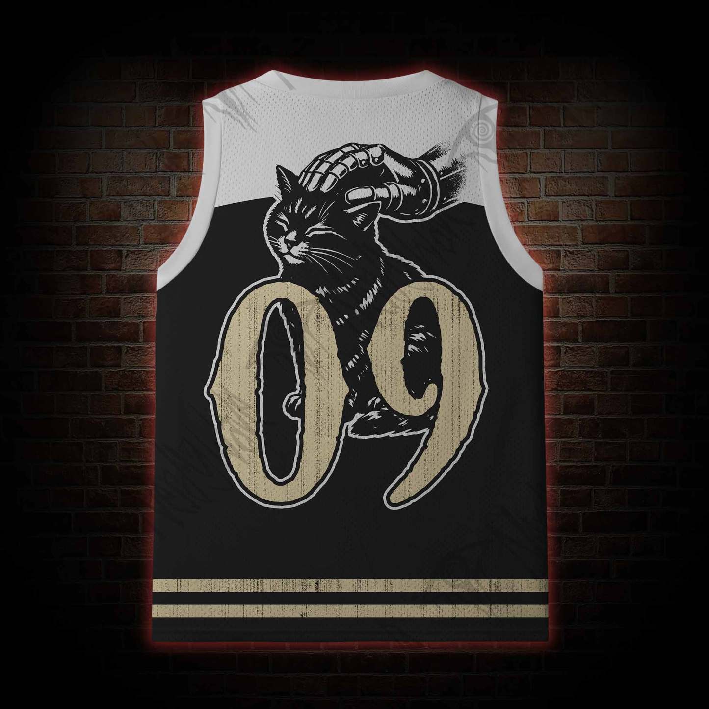 Feline Crusader Mesh Jersey Tank Top