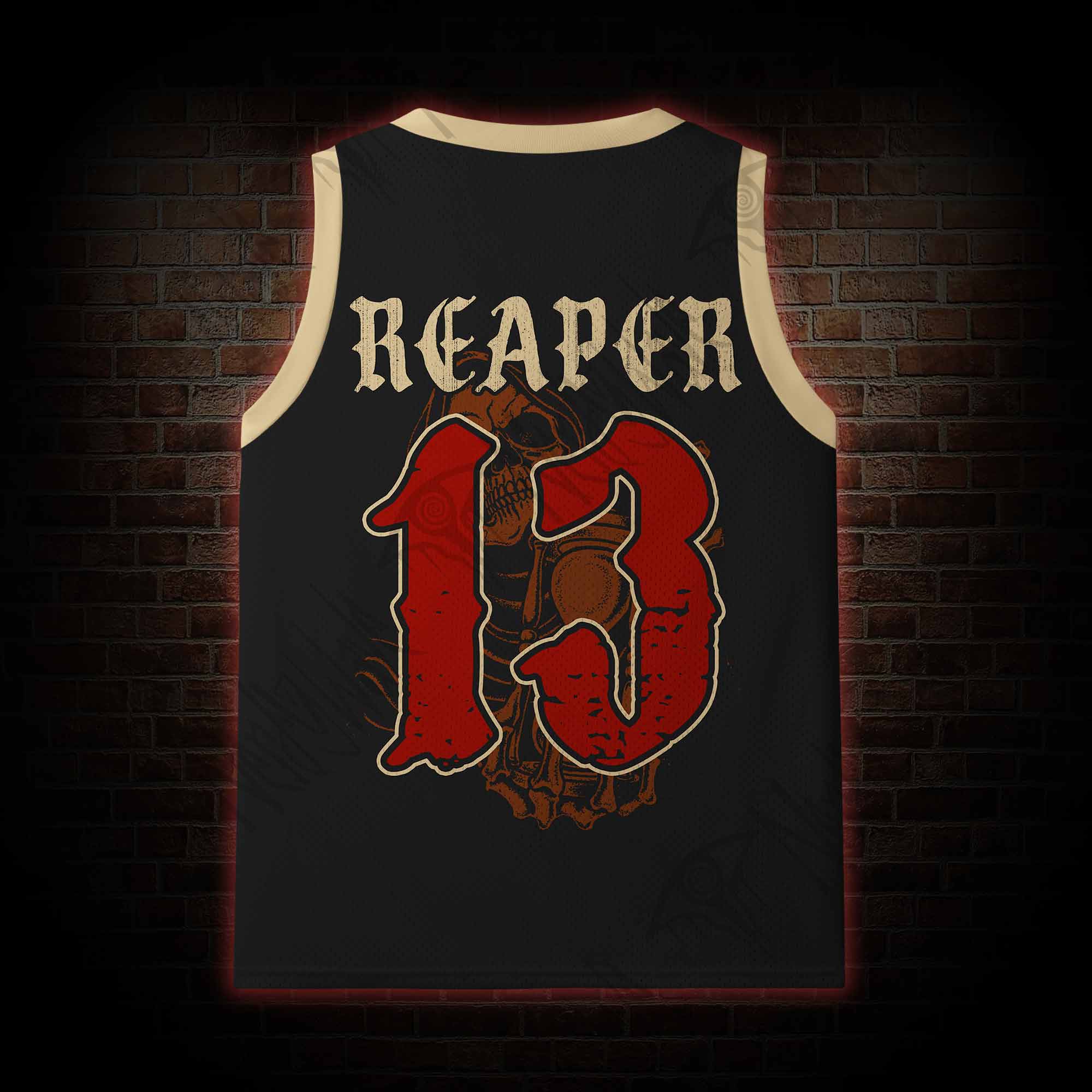 Memento Mori Mesh Jersey Tank Top
