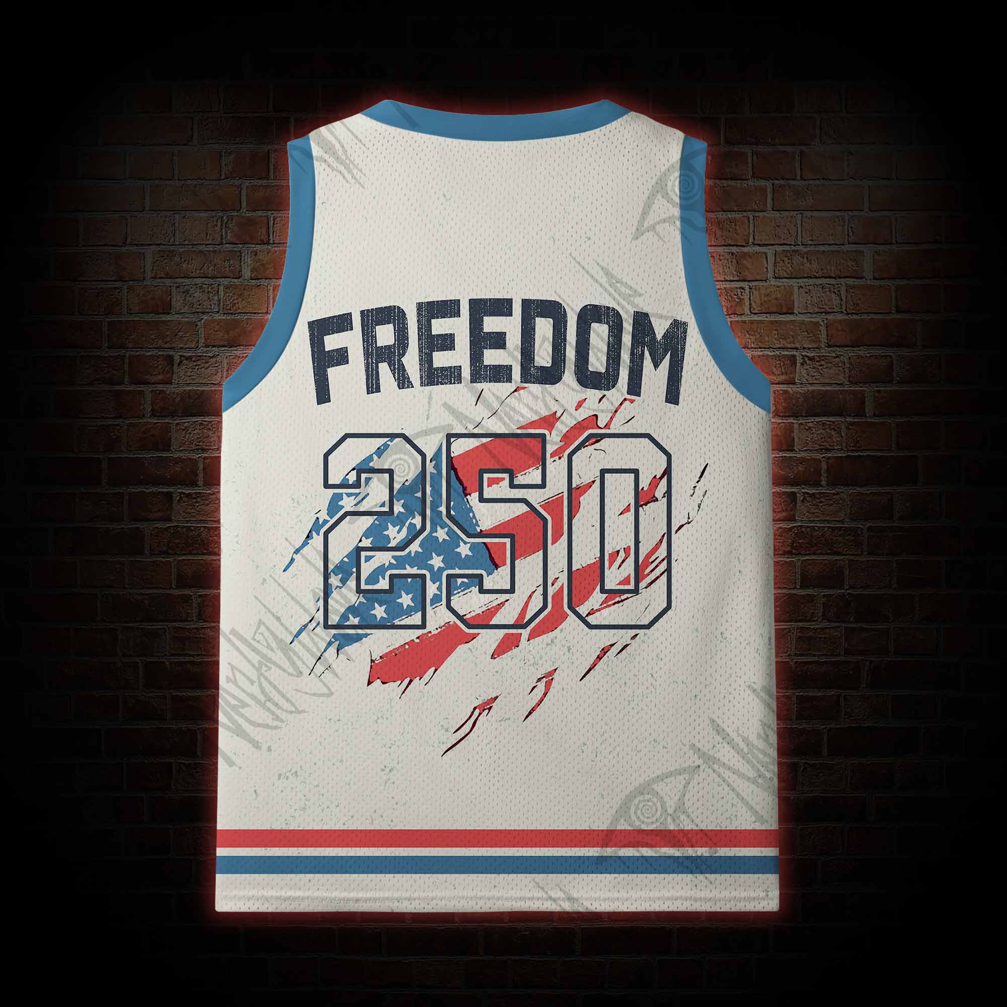 Bigfoot Believes in Freedom Mesh Jersey Tank Top