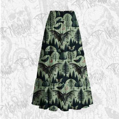 Home of the Mothman Tiered Skirt