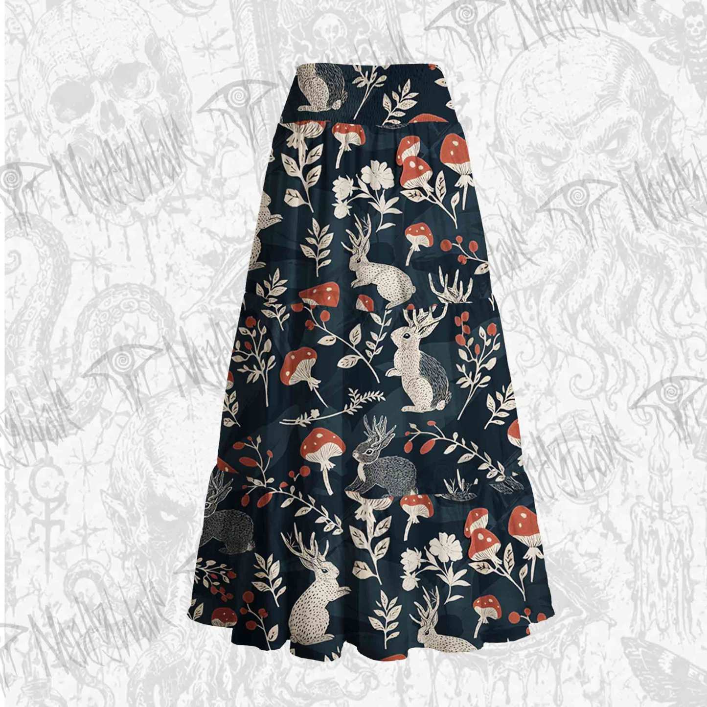 Jackalope Tiered Skirt