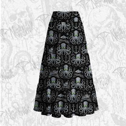 Neon Kraken Cake Tiered Skirt