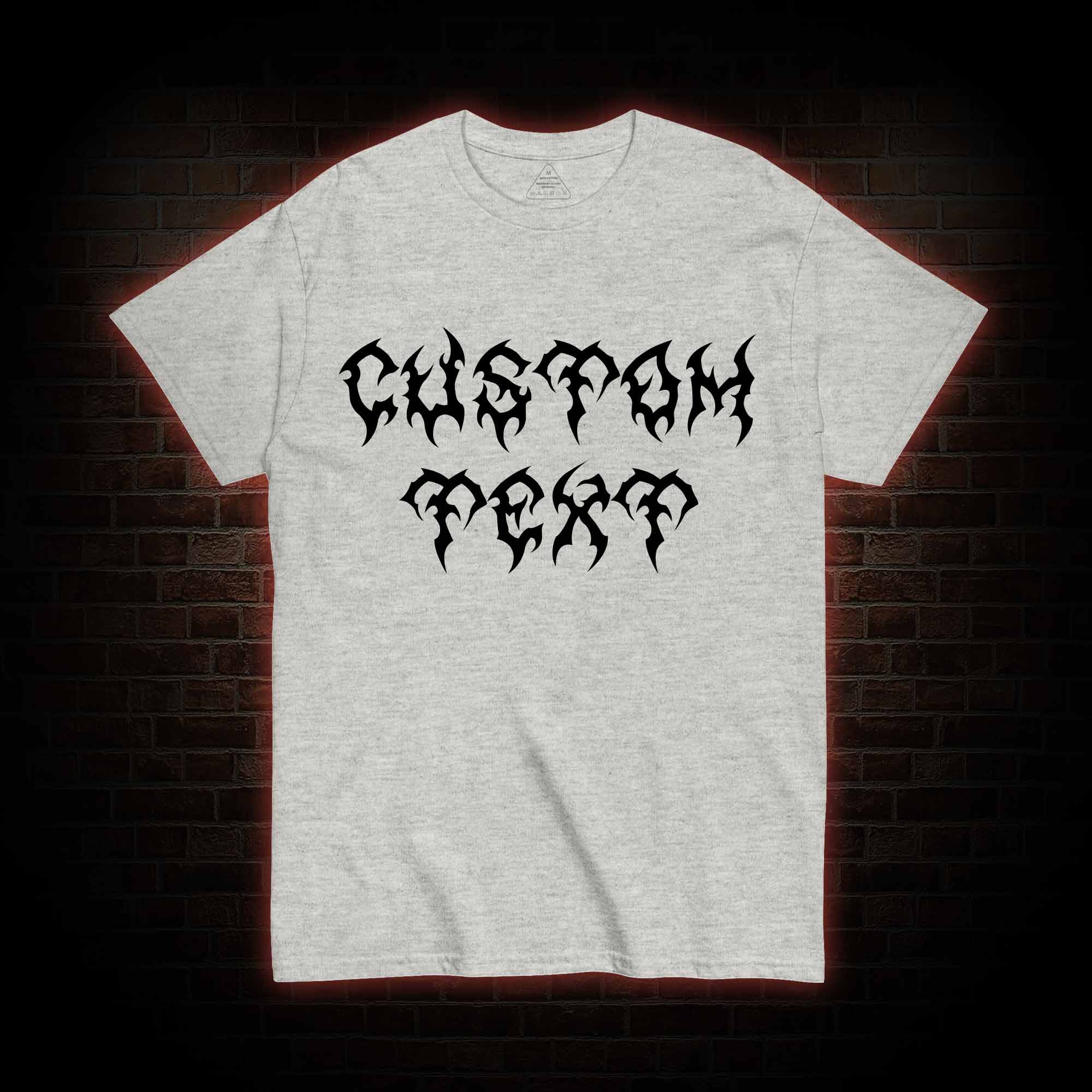 Personalized Style Custom Text T-shirt