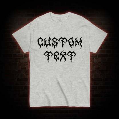 Personalized Style Custom Text T-shirt
