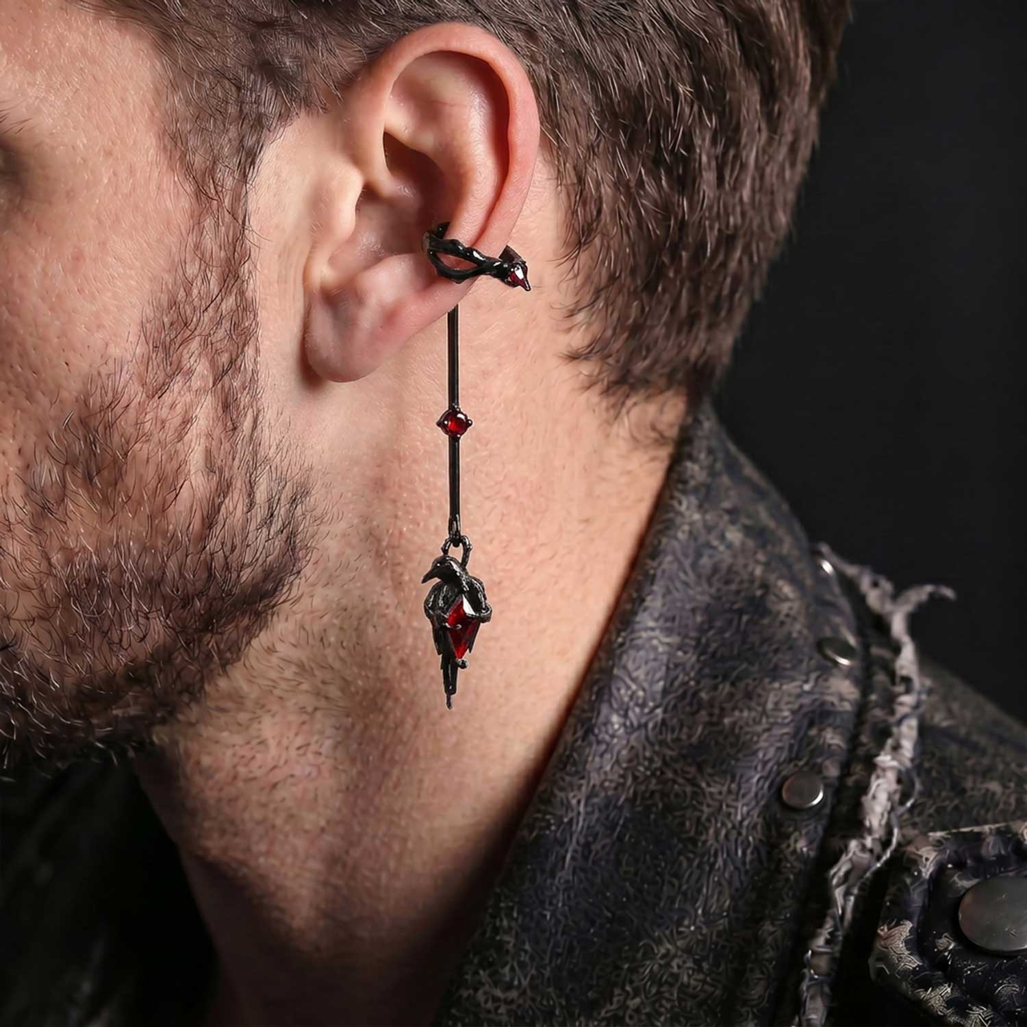 Crows Gothic Earrings