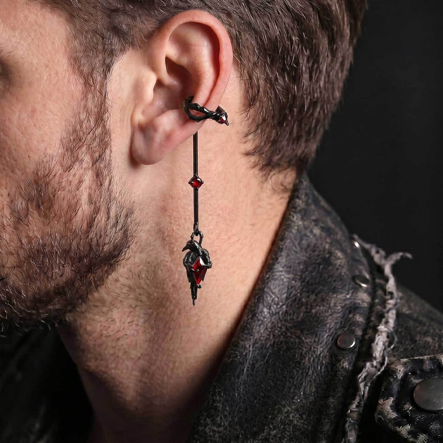 Crows Gothic Earrings