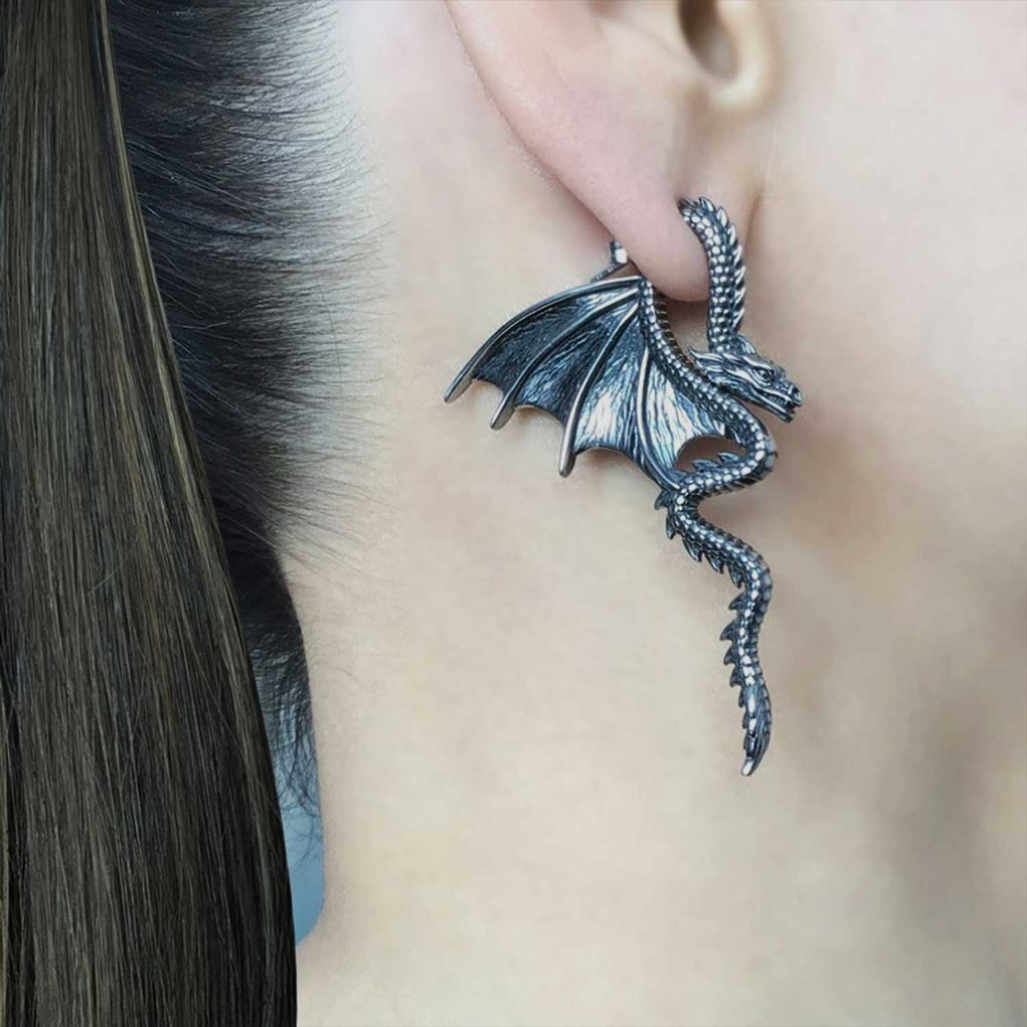 Dragon Vintage Earrings