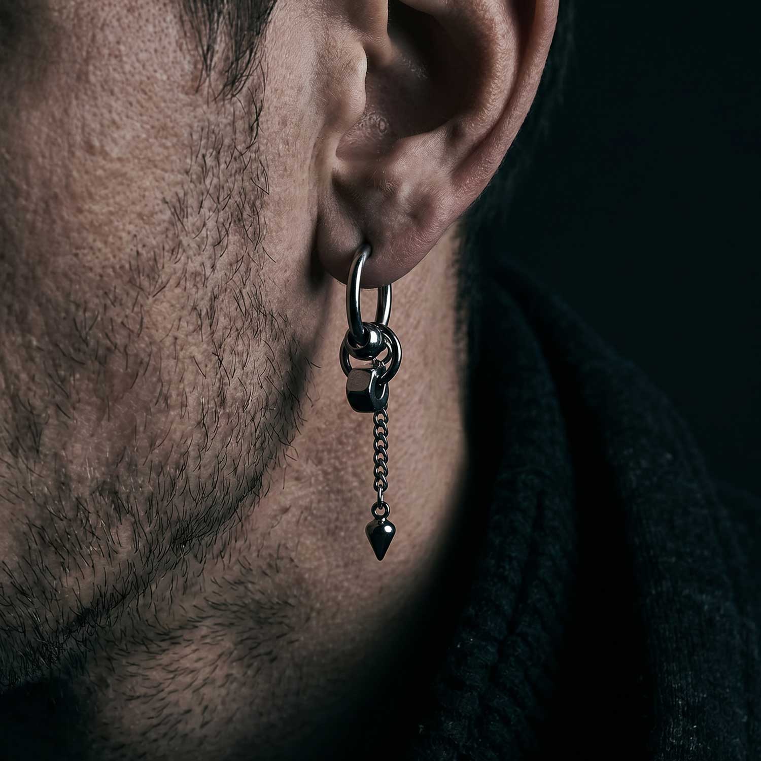 Spike Chain Earrings