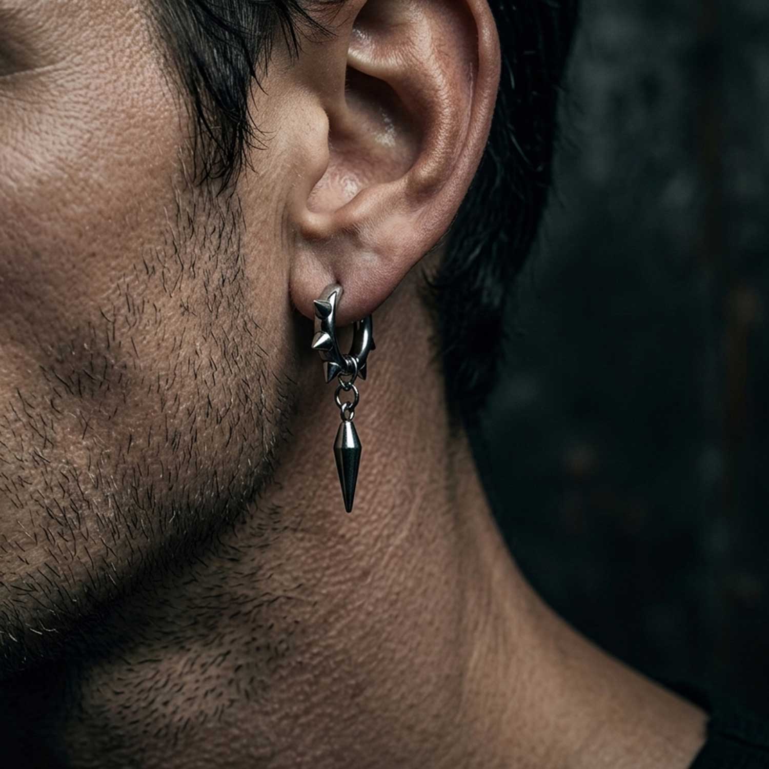 Thorn Circle Earrings