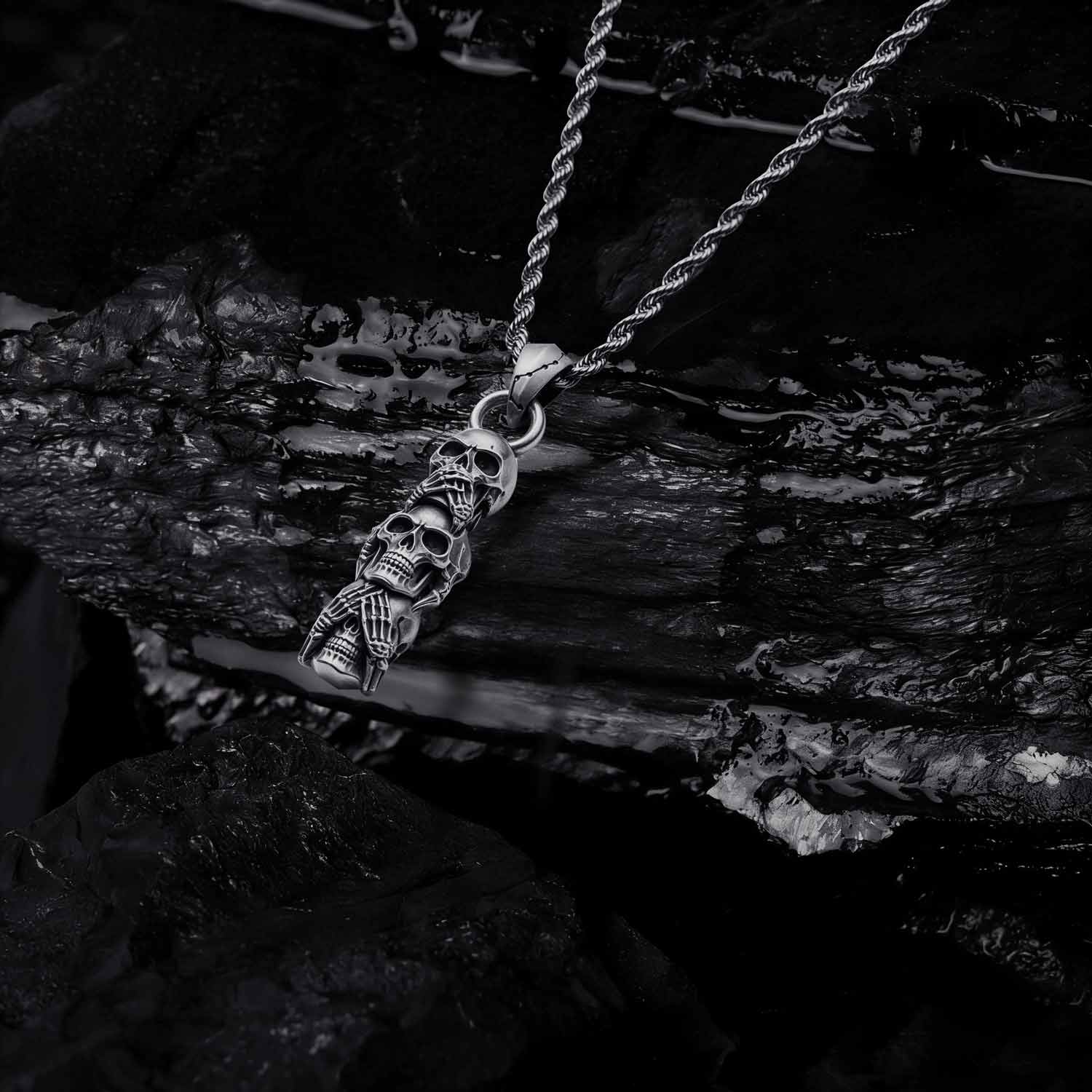 Gothic Skeleton Necklace