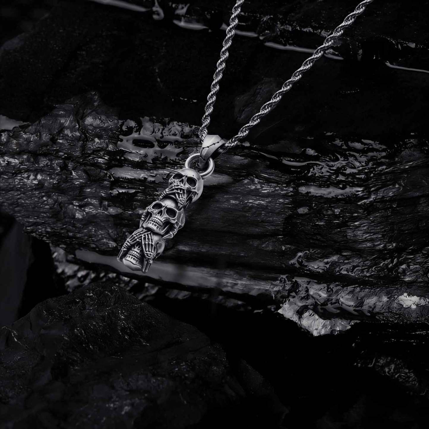 Gothic Skeleton Necklace