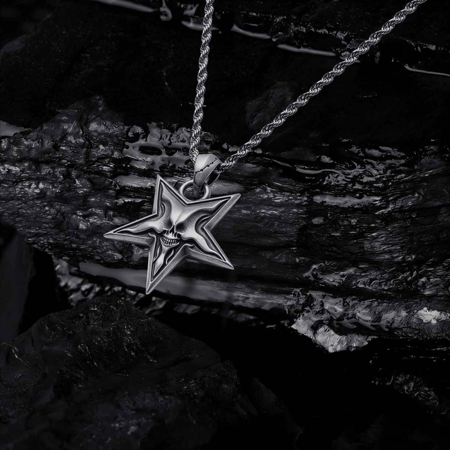 Baphomet Demon Chaos Star Necklace