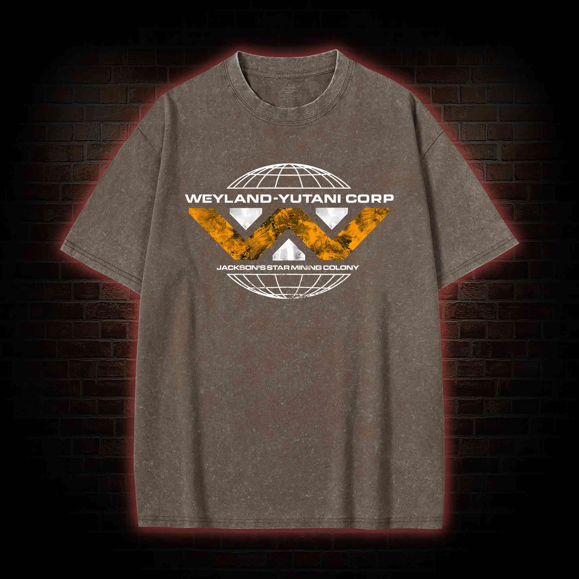 Romulus Weyland Yutani Corp Washed T-shirt