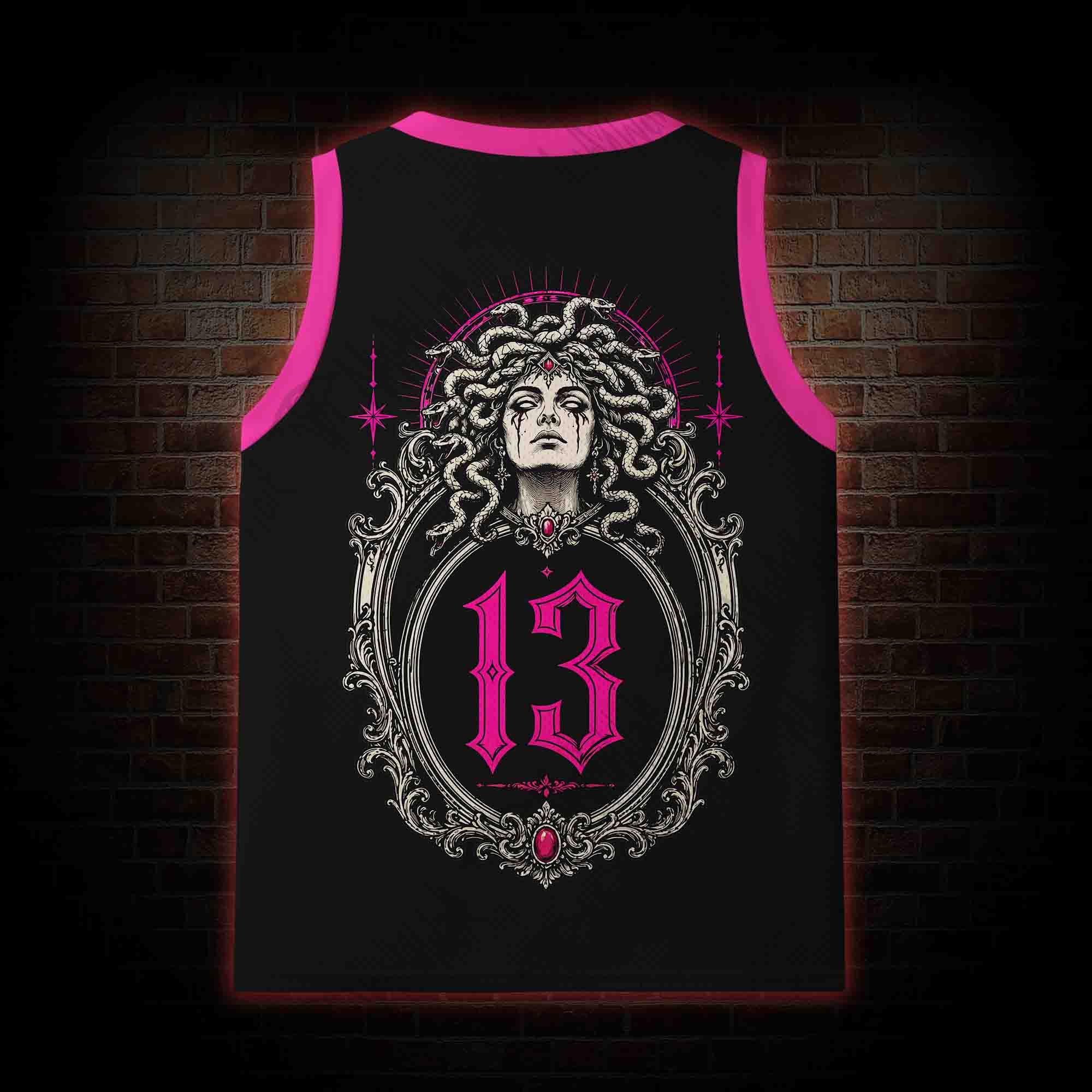 Beauty That Turns You to Stone Mesh Jersey Tank Top