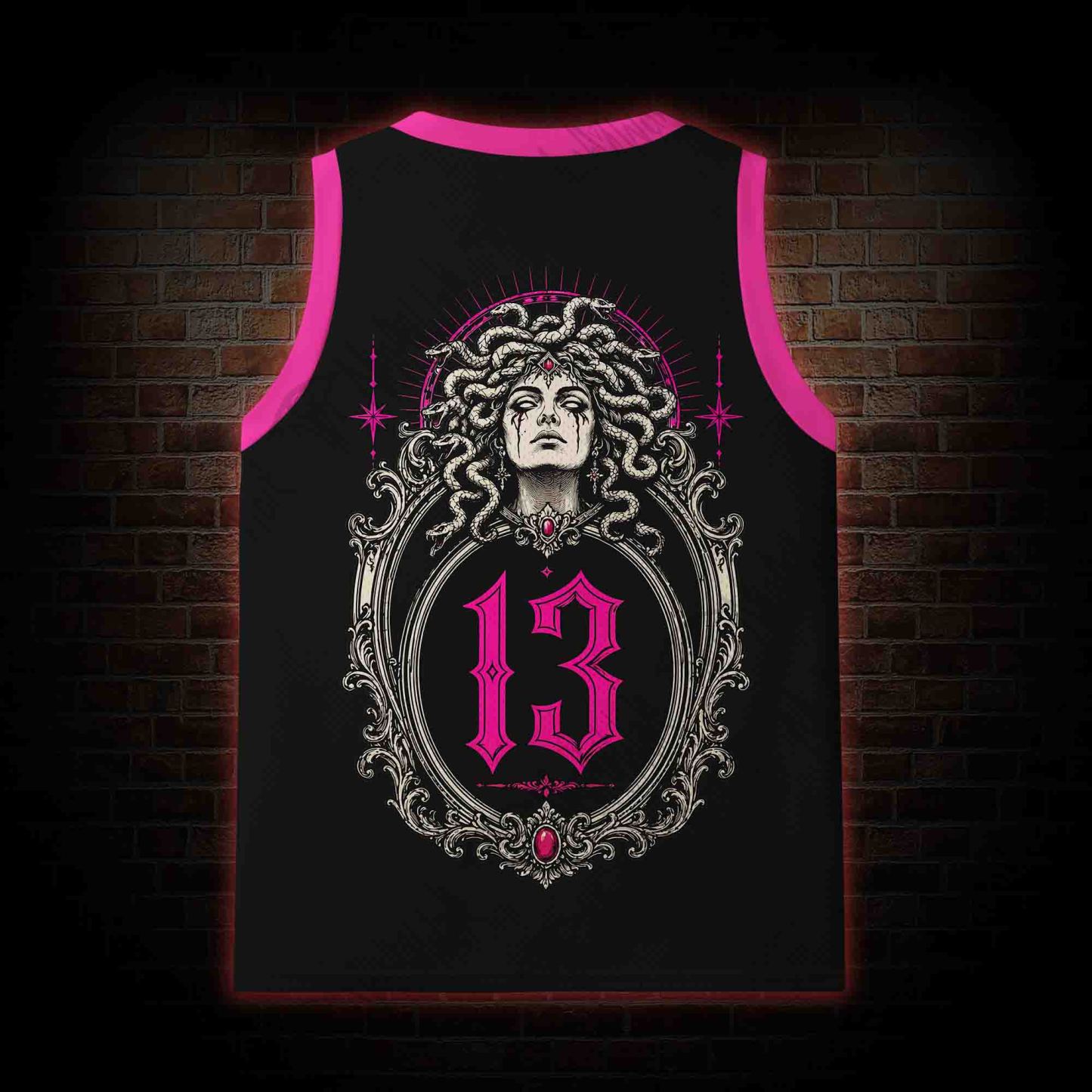 Beauty That Turns You to Stone Mesh Jersey Tank Top