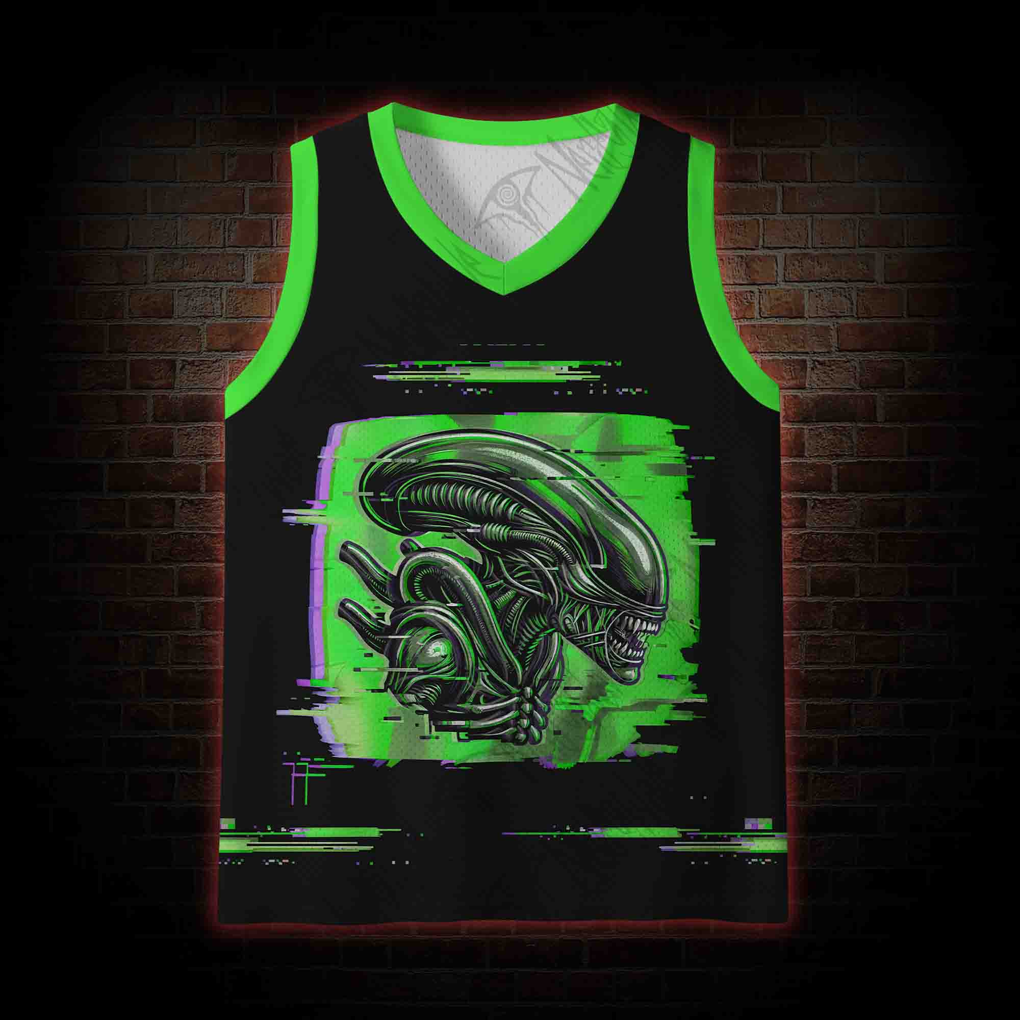 Glith Alien Mesh Jersey Tank Top