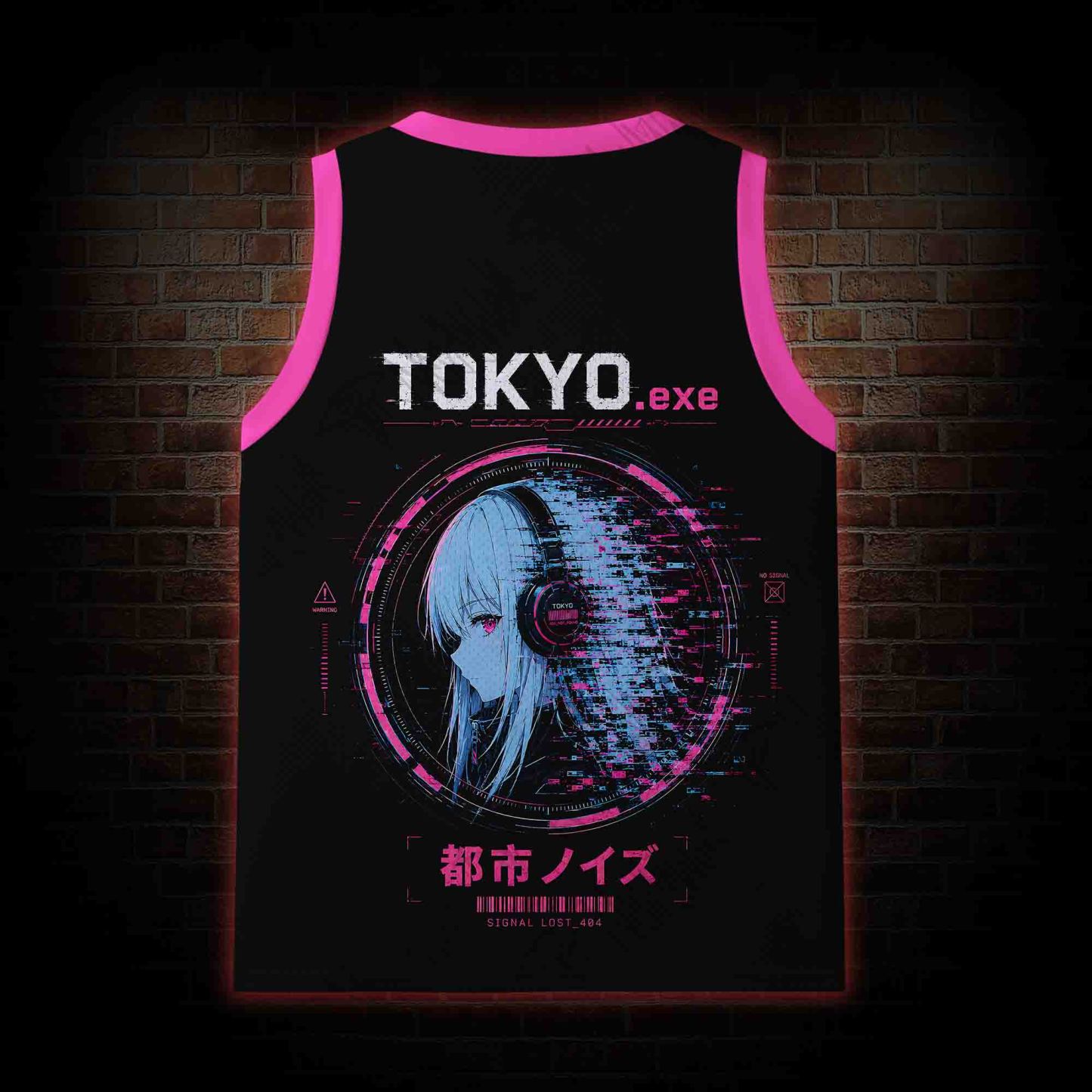 Signal Lost Mesh Jersey Tank Top