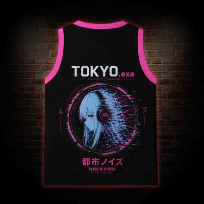 Signal Lost Mesh Jersey Tank Top