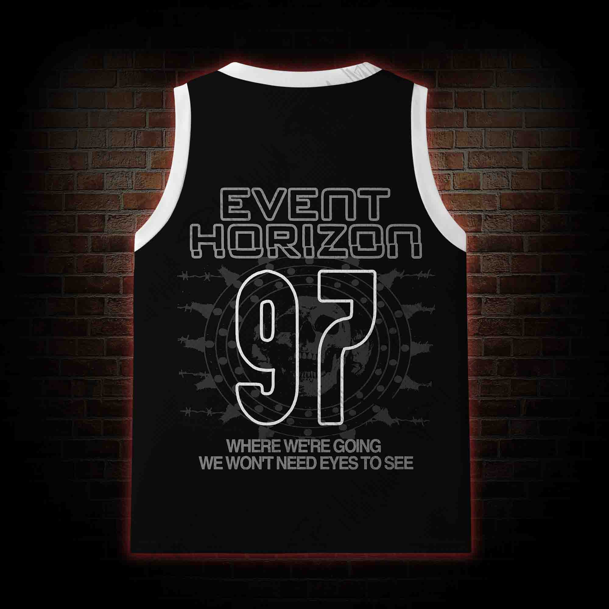 We Won't Need Eyes to See Mesh Jersey Tank Top