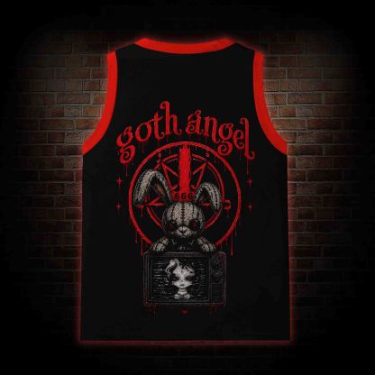 We Won't Need Eyes to See Mesh Jersey Tank Top
