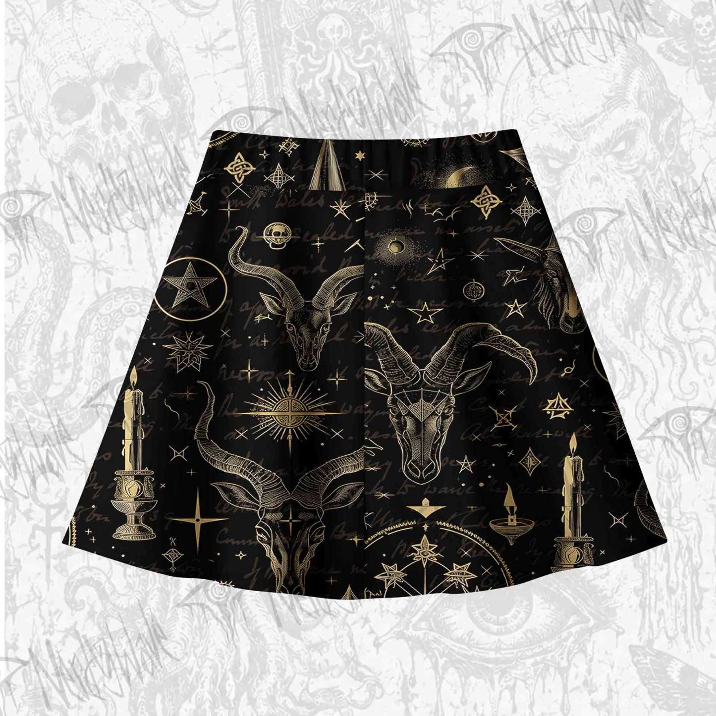 Baphomet Skateboard Skirts