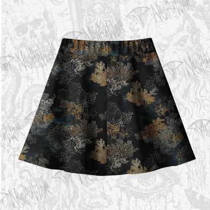 Overlooking the Dark Forest Skateboard Skirts