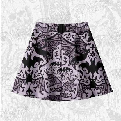 Gothic Bat Skateboard Skirts