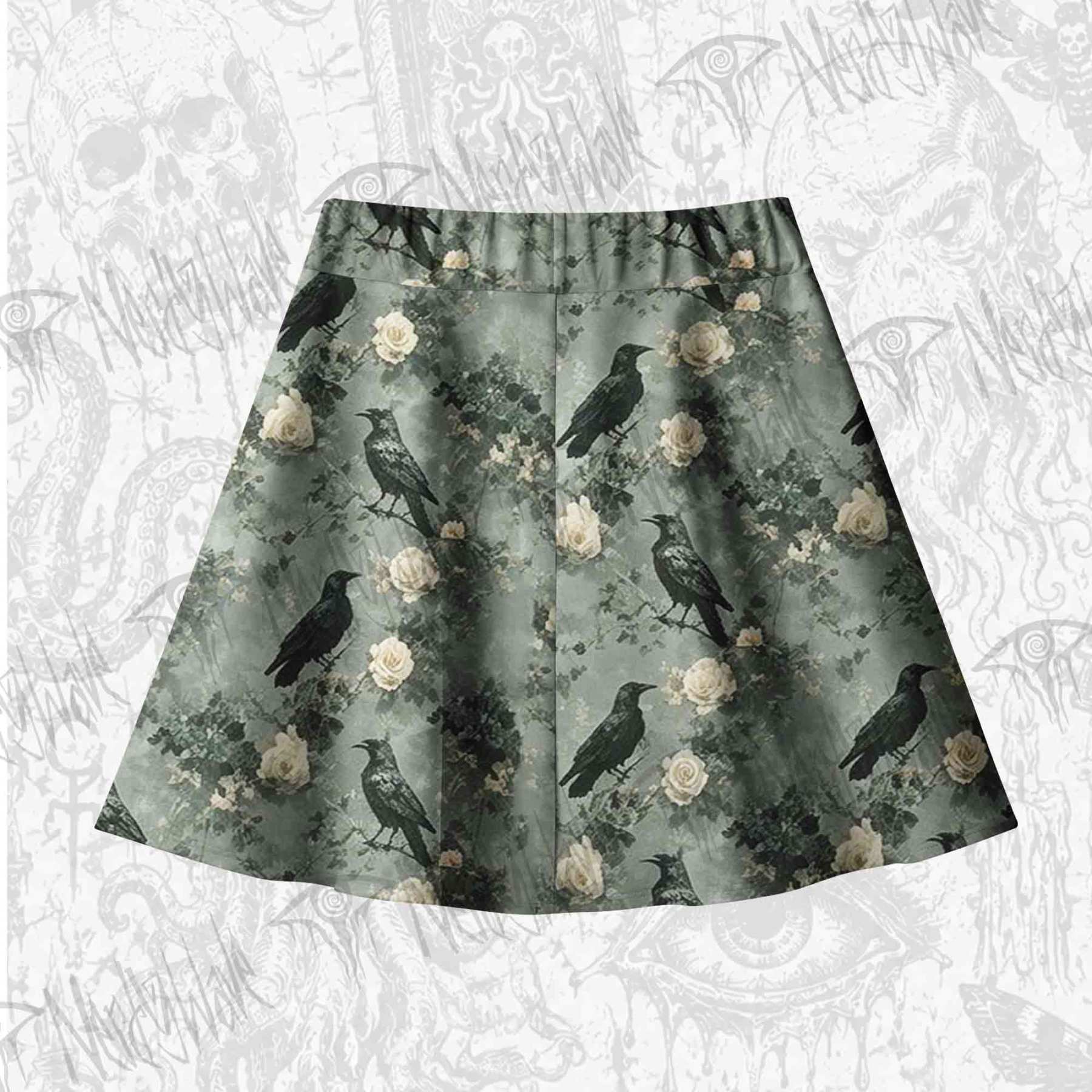 Raven's Requiem Skateboard Skirts