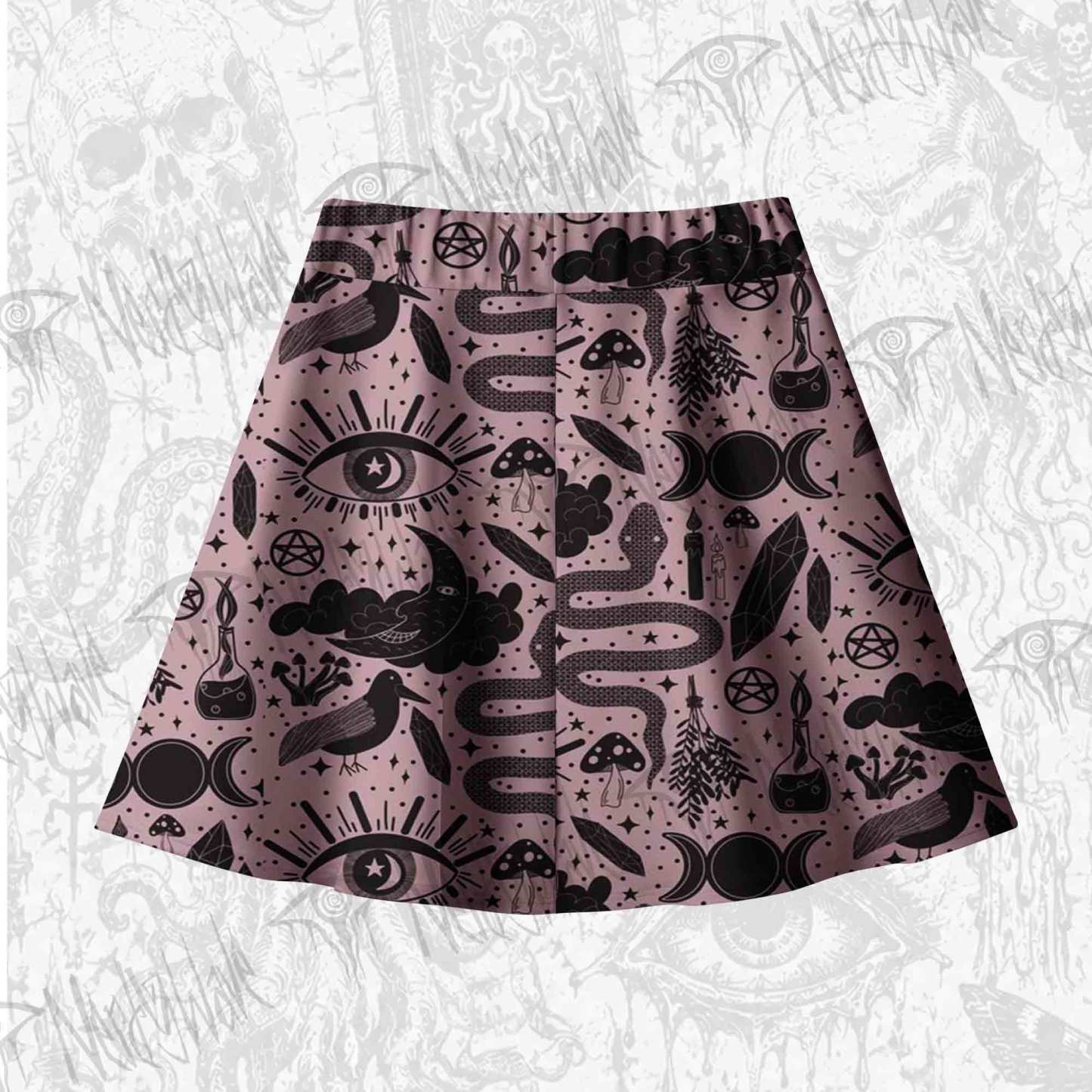 Mystic Whimsy Skateboard Skirts