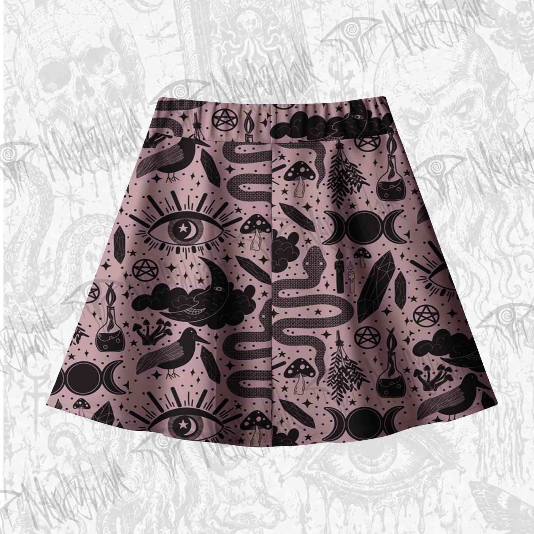 Mystic Whimsy Skateboard Skirts