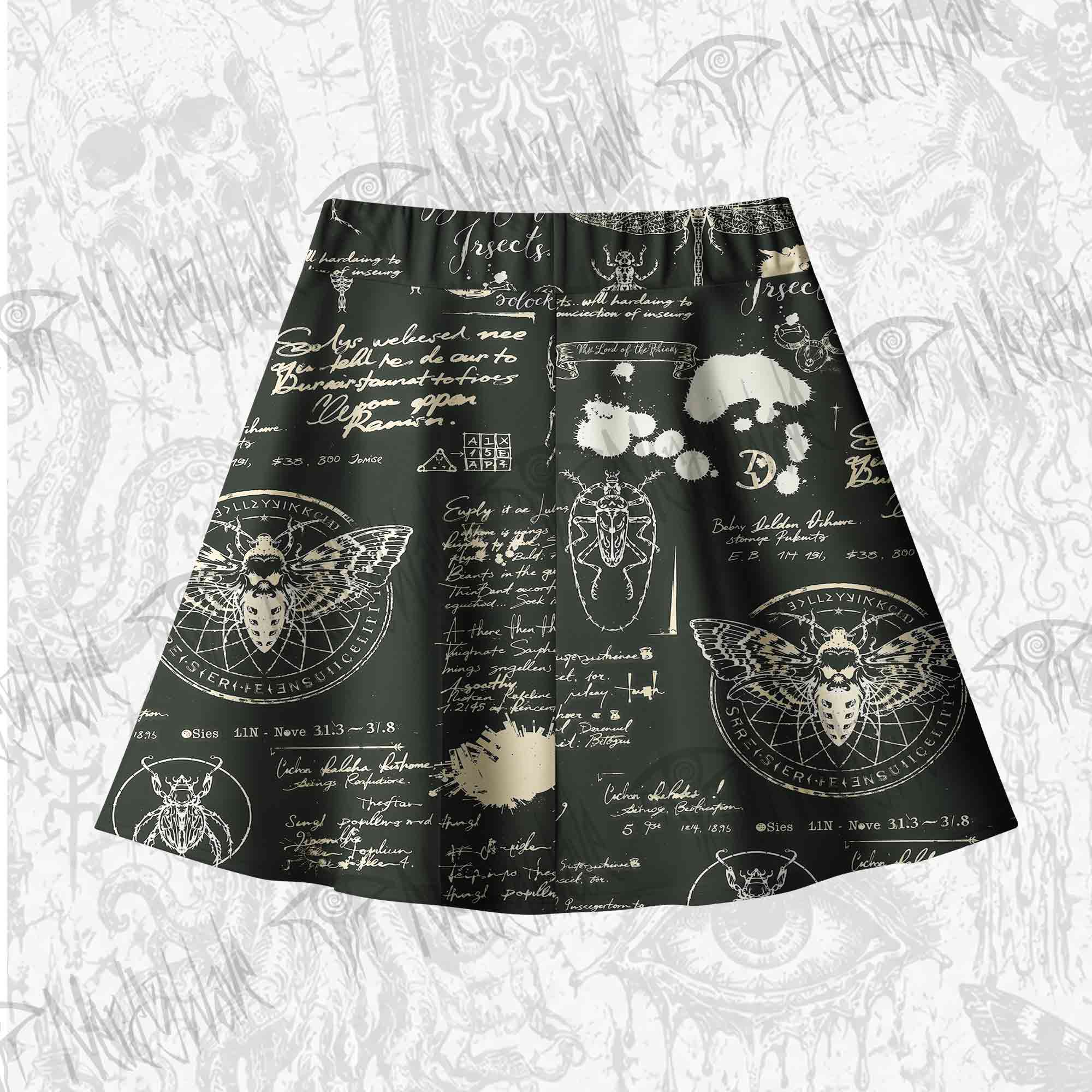 Retro Insects Skateboard Skirts