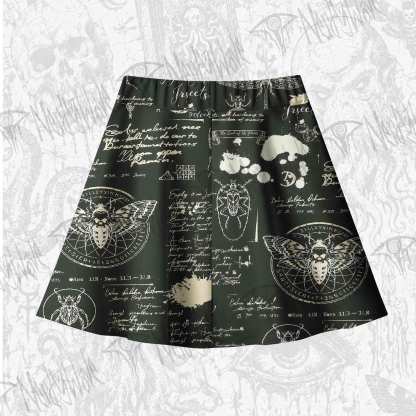Retro Insects Skateboard Skirts