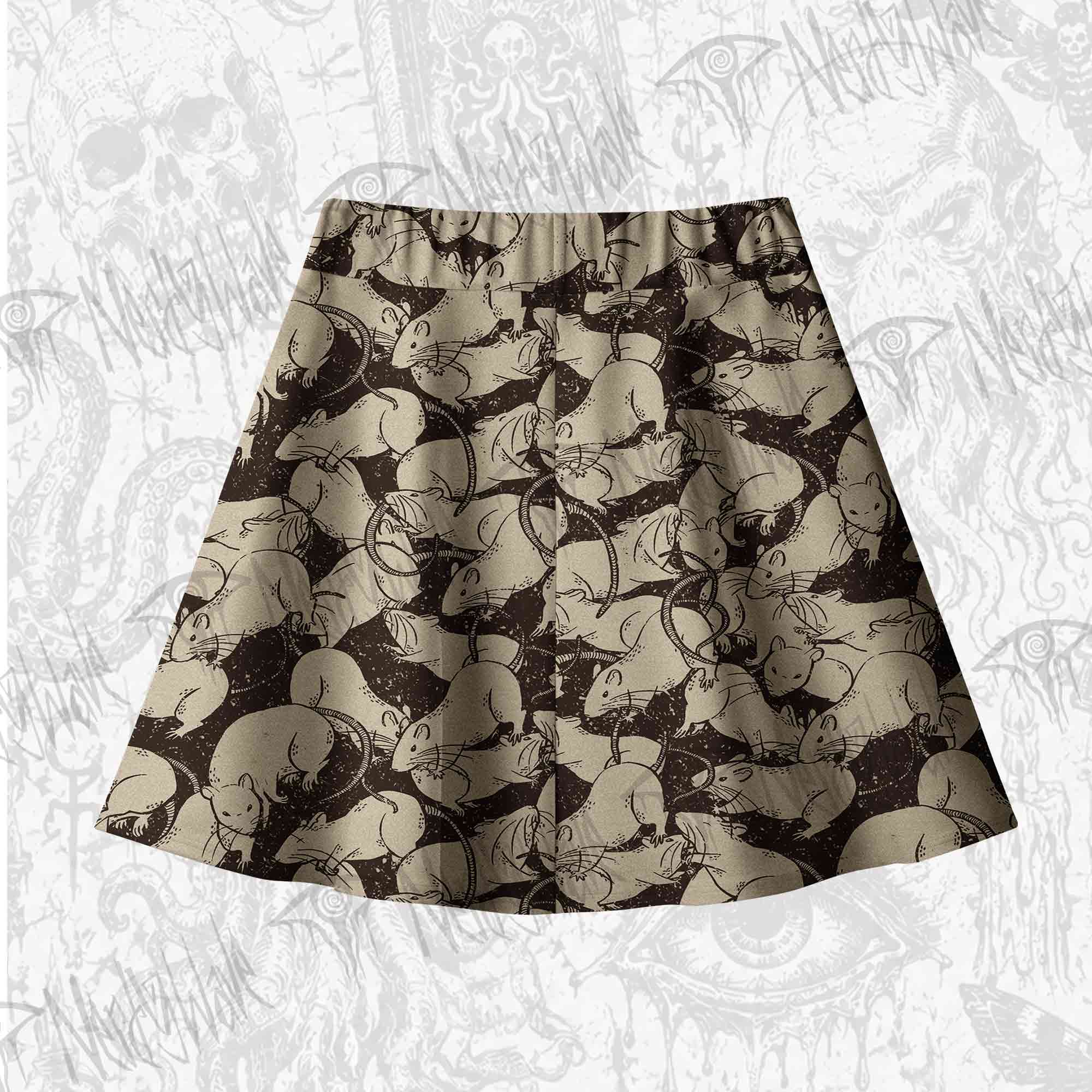 Black Death Skateboard Skirts