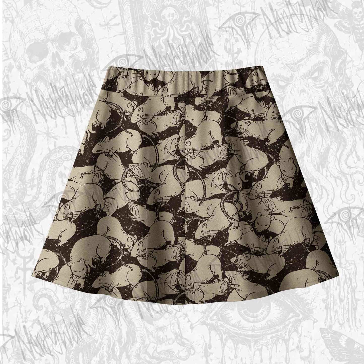 Black Death Skateboard Skirts
