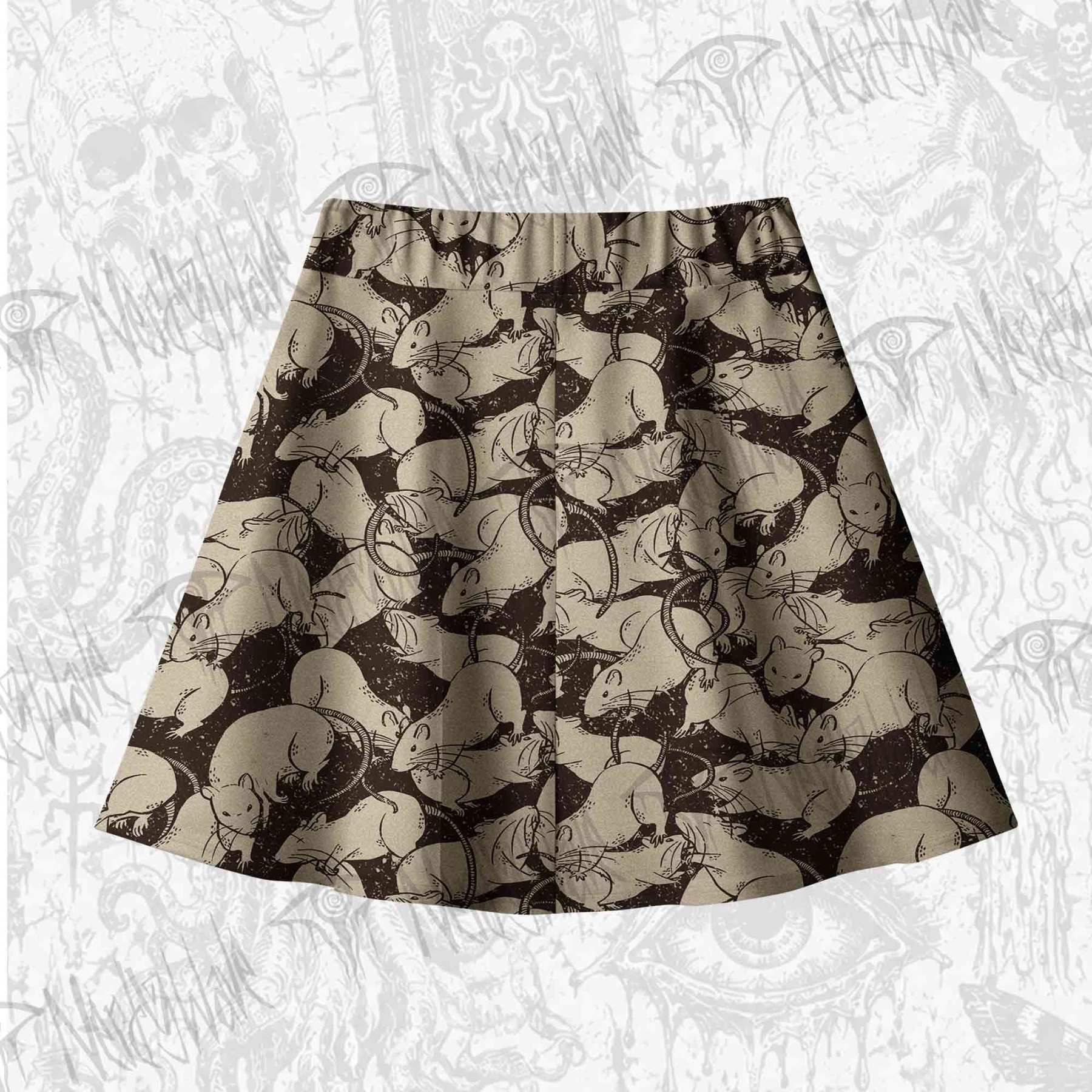 Black Death Skateboard Skirts