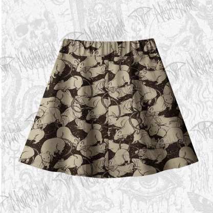 Black Death Skateboard Skirts