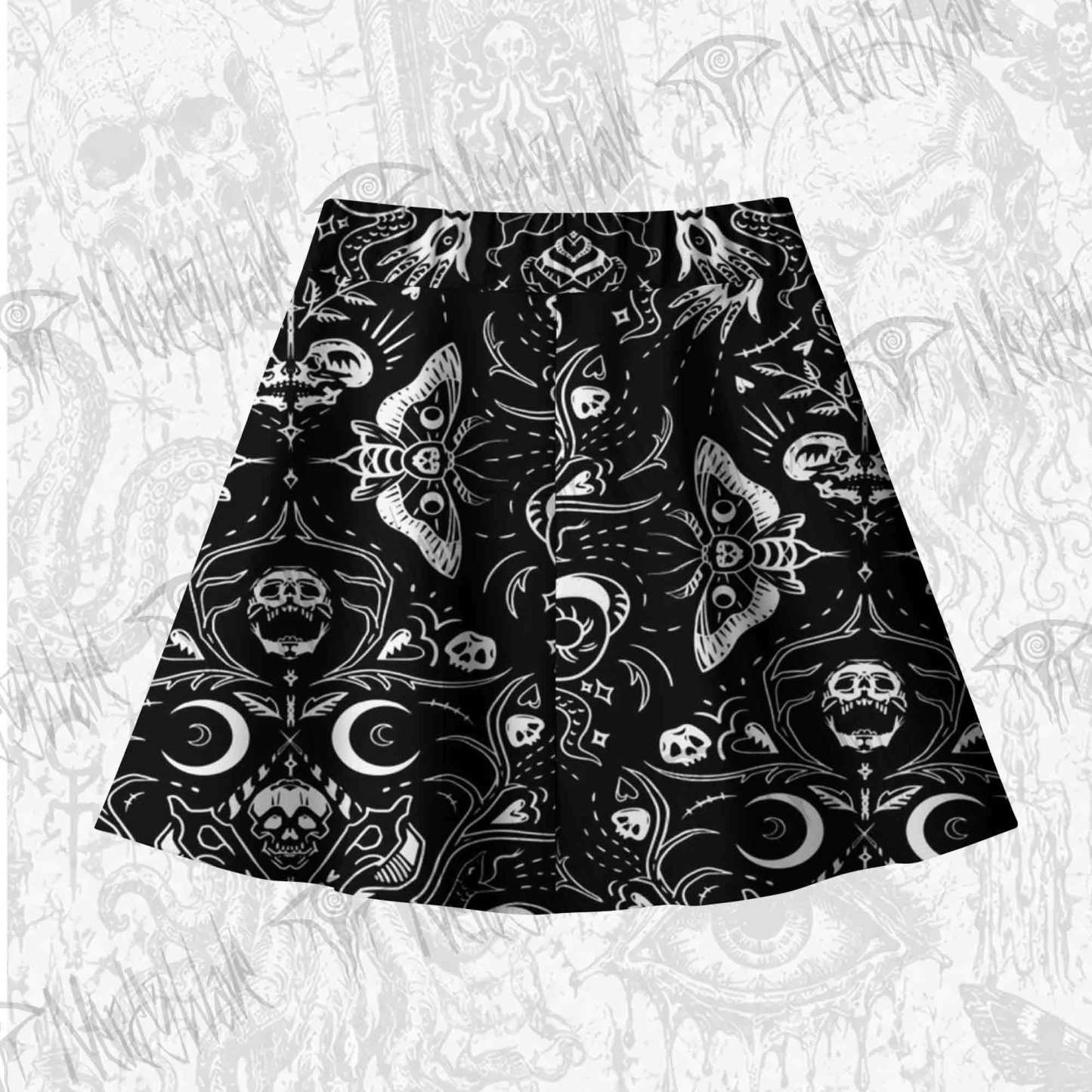 Dark Goth Skateboard Skirts