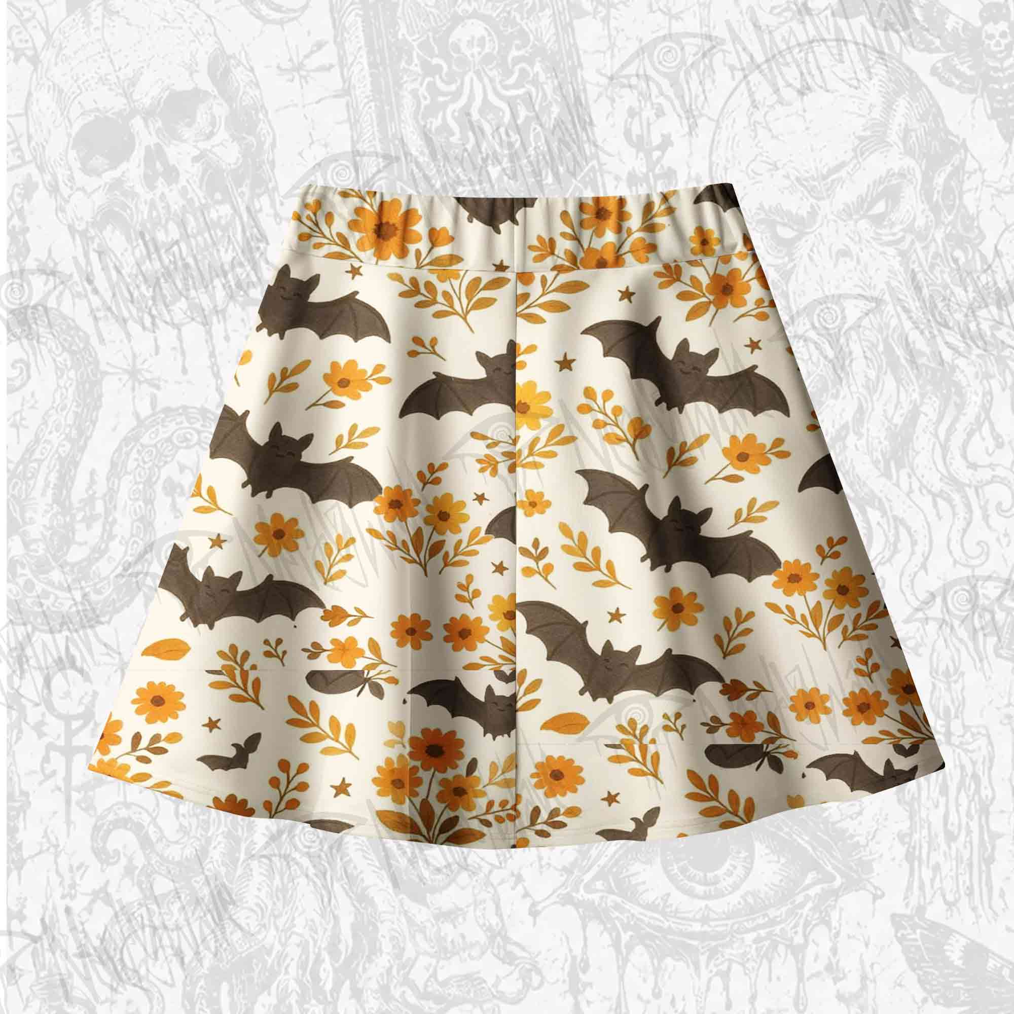 Batty Botanical Skateboard Skirts