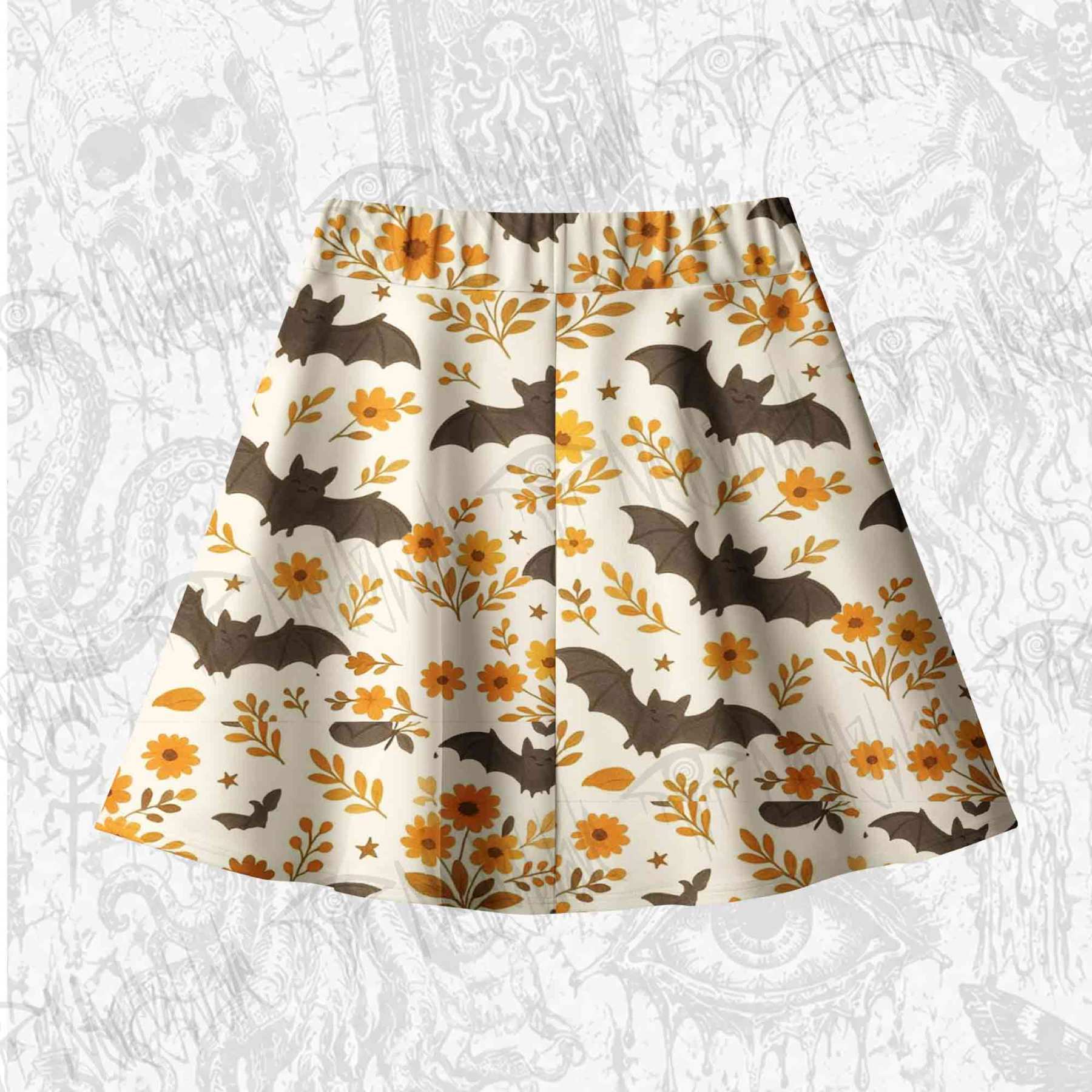 Batty Botanical Skateboard Skirts