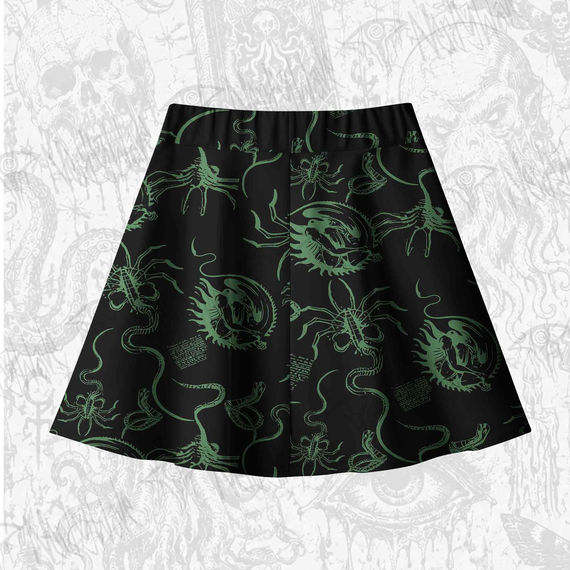 Alien Delivery Guy Skater Skirts